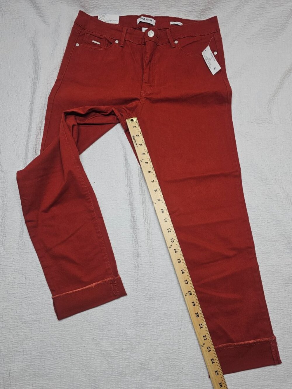 Nine West Women's Gramercy Slim Fit Crop Pants - Picture 5 of 11